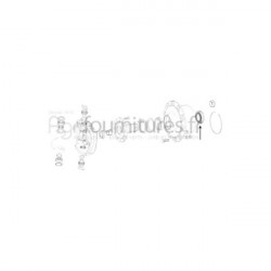 Roulement a roul. coniques Ø 45 x 75 x 19 mm carter du moyeu pont avant 4M Bepco 25/6410-25