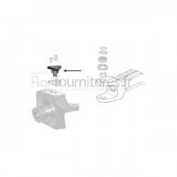 Pivot de direction carter du moyeu pont avant 4M Bepco 26/6450-3 pour tracteur