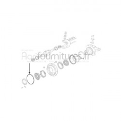 Joint torique 255 x 4.00 mm carter du moyeu pont avant 4M Bepco 24/6413-4 pour tracteur