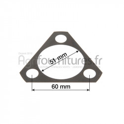 Cale d'ajustage 0.40 mm carter du moyeu pont avant 4M Bepco 25/6453-110 pour tracteur