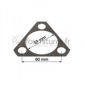 Cale d'ajustage 0.40 mm carter du moyeu pont avant 4M Bepco 25/6453-110 pour tracteur