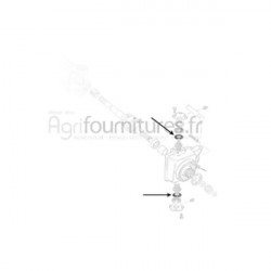 Bague d'étanchéité Ø 55 x 72 x 10 mm carter du moyeu pont avant 4M Bepco 30/6452-12