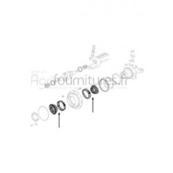 Roulement a roul. coniques Ø 95 x 135 x 20 mm carter moyeu pont avant 4M Bepco 26/6410-8