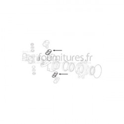 Cale d'ajustage 0.19 mm carter du moyeu pont avant 4M Bepco 25/6453-29 pour télescopique