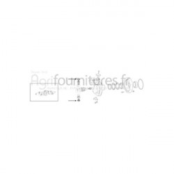 Coiffe de protection carter du moyeu pont avant 4M Bepco 25/6425-1 pour tracteur