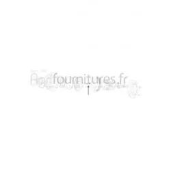 Vis tete hexagonale m14 x 1.5 - l. 65 mm - 10.9 réducteur pont avant 4M Bepco 25/452-17
