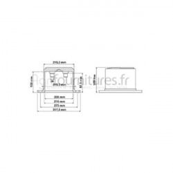 Porte satellites l41121 réducteur pont avant 4M Bepco 26/6401-1 pour tracteur