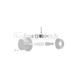 Cone a rouleaux coniques Ø 49.7 x 75 x 25 mm réducteur pont avant 4M Bepco 24/6433-5
