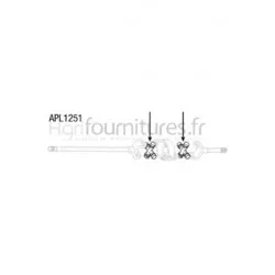 Croisillon 30 x 79 mm cardan pont avant 4M Bepco 22/6403-86 pour tracteur