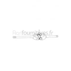 Croisillon 30 x 94 mm cardan pont avant 4M Bepco 25/6403-17 pour tracteur
