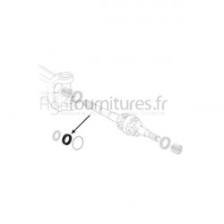 Bague d'étanchéité Ø 40 x 60 x 18.5 mm cardan pont avant 4M Bepco 30/6409-1 pour tracteur