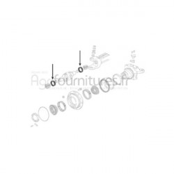 Bague d'étanchéité Ø 46 x 65 x 15.7 mm cardan pont avant 4M Bepco 26/6407-5 pour tracteur
