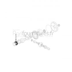 Roulement a roul. coniques Ø 108 x 158.75 x 24 mm différentiel pont arrière Bepco 30/352-2
