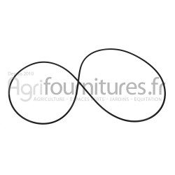 Joint torique 3.53 x 343 mm trompette pont arrière Bepco 24/385-2 pour tracteur