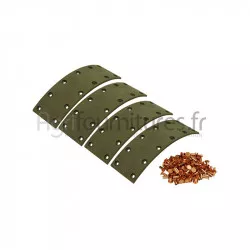 Garniture de freins pour mâchoire acier frein à tambour Bepco 20/404-81K pour tracteur