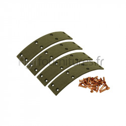 Garniture de freins à tambour Bepco 20/404-80K pour tracteur