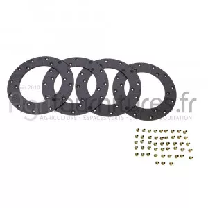Jeu 4 garnitures de frein à disque Bepco 25/421-18 pour tracteur