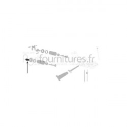 Poussoir arbre de contrôle de pression hydraulique Bepco 30/670-2 pour tracteur
