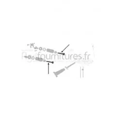 Plongeur arbre de contrôle de pression hydraulique Bepco 30/676-3 pour tracteur
