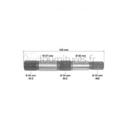 Arbre de relevage hydraulique Bepco 28/685-9 pour tracteur