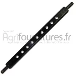 Barre à trous cat.2 - l. 760 mm - 9 trous bras de relevage Bepco 68/8128-021