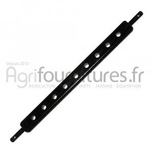 Barre à trous cat.1 - l. 740 mm - 9 trous bras de relevage Bepco 68/8128-011