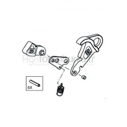 Kit de verrouillage crochet cat.2s bras de relevage Bepco 68/8118-912