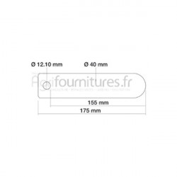 Pivot tirant de relevage Bepco 25/758-7 pour tracteur