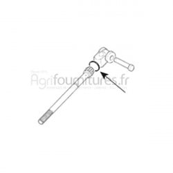 Pastille Ø 44,6 mm - 1-3/4'' tirant de relevage Bepco 30/763-1 pour tracteur