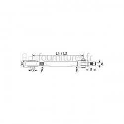 Stabilisateur rigide Bepco 30/740-38