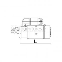 Démarreur 12V - 3,6 kw Bepco 62/930-167