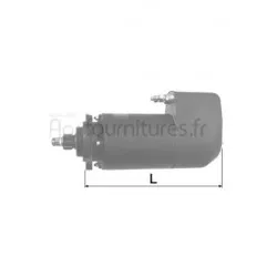 Démarreur 12V - 3.6 kw Bepco 62/930-46 pour tracteur
