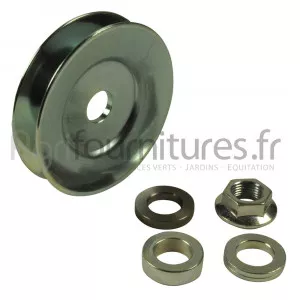 Poulie courroie 17mm alternateur Bepco 62/924-51 pour tracteur