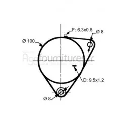 Dynamo 12V - 11a Bepco 62/910-1 pour tracteur