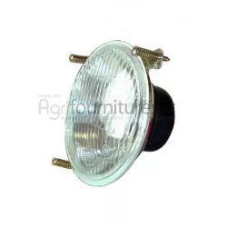 Optique phare avant droite - conduite à gauche glace plate Bepco 30/181-2 pour tracteur