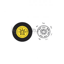 Bouton poussoir gyrophares Bepco 63/1884-7