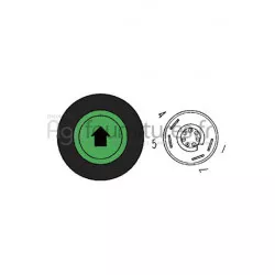 Bouton poussoir relevage Bepco 30/1884-47 pour tracteur