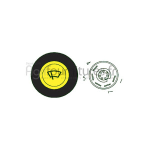 Bouton poussoir essuie glace Bepco 63/1884-18 pour tracteur