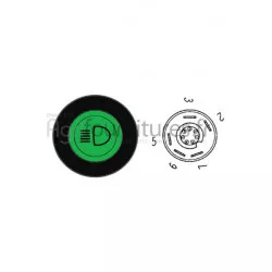 Bouton poussoir phares de travail Bepco 63/1884-33 pour tracteur