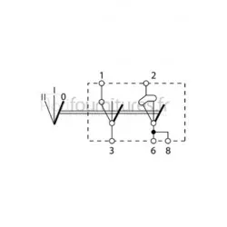 Interrupteur à bascule 3 positions [ii+i-0] Bepco 63/967-18 pour tracteur