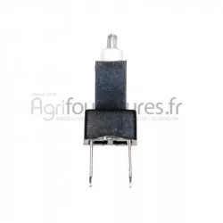 Douille + ampoule 12V. / 1,2w pour contacteur à bascule Bepco 63/977-2 pour tracteur