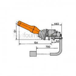 Commutateur (inverseur de marche) Bepco 23/958-26 pour tracteur