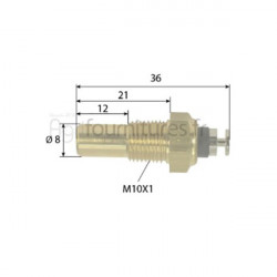 Sonde de température Bepco 20/180-81 pour tracteur