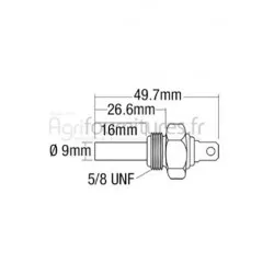 Sonde de température Bepco 20/180-80 pour tracteur