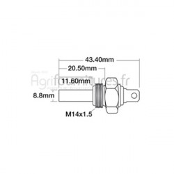 Sonde de température Bepco 28/180-16 pour tracteur