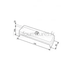 Boîte à fusibles à fiches - 12x steatite Bepco 29/7719-12 pour tracteur