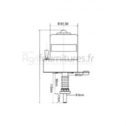 Moteur essuie-glace Bepco 63/1980-3 pour tracteur