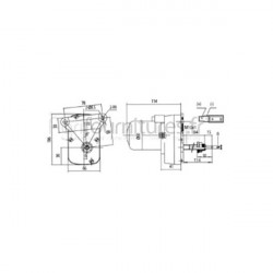 Moteur essuie-glace Bepco 63/1980-5 pour tracteur