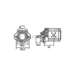 Pompes hydrauliques à engrenages Bepco 25/640-15 pour tracteur