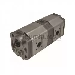 Pompes hydrauliques à engrenages double 22.5 + 14 cc Bepco 69/566-38 pour tracteur